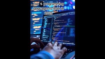 Top 5 programming languages that you learn in 2025#viral #short#☠️🤖