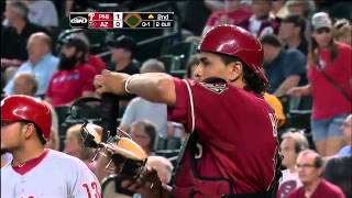 2012/04/25 D-backs cut down a run