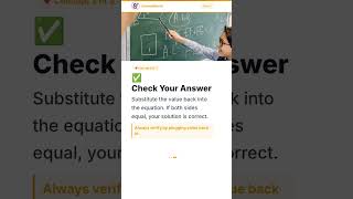 Simple Equations, Class 7 Maths | Chapter 4 | Class 7 Maths | NCERT | ConceptScroll 📚 #Shorts