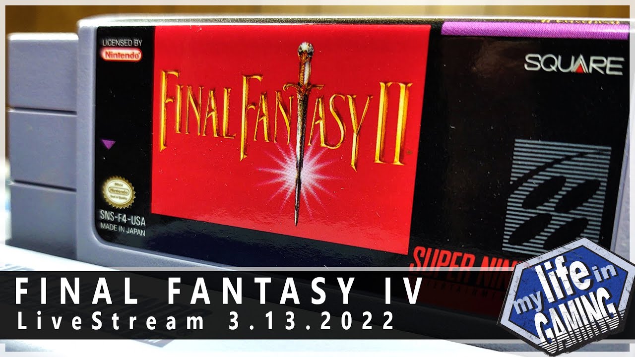 Final Fantasy IV (Super Nintendo) :: LIVE STREAM - YouTube