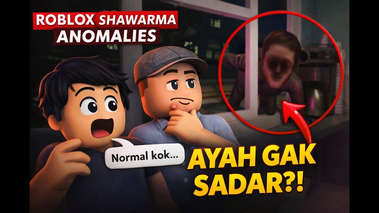 Roblox Shawarma Kiosk Anomalies – Pelanggannya Aneh?! Mabar Bareng Ayah