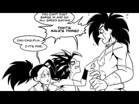 Kale and Caulifla Confront Broly! DBZ Comic Dub!