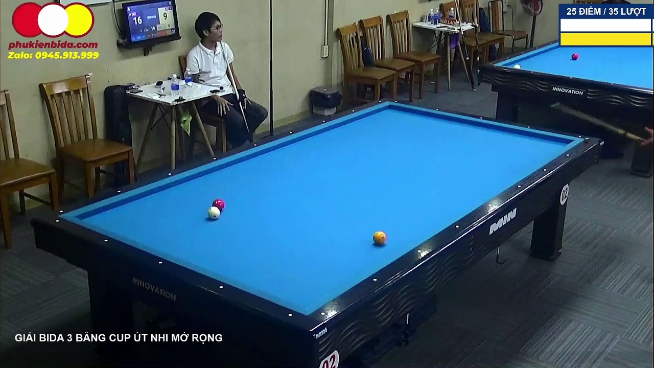 Giải Bida 3 Băng ÚT NHI. MINH ĐIỀN - ĐÌNH PHƯỚC - YouTube