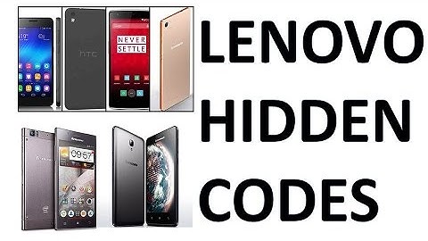 Lenovo Mobiles Secret Codes | Hidden | Master Codes | Mobile Codes