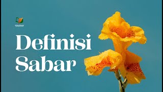 Definisi Sabar