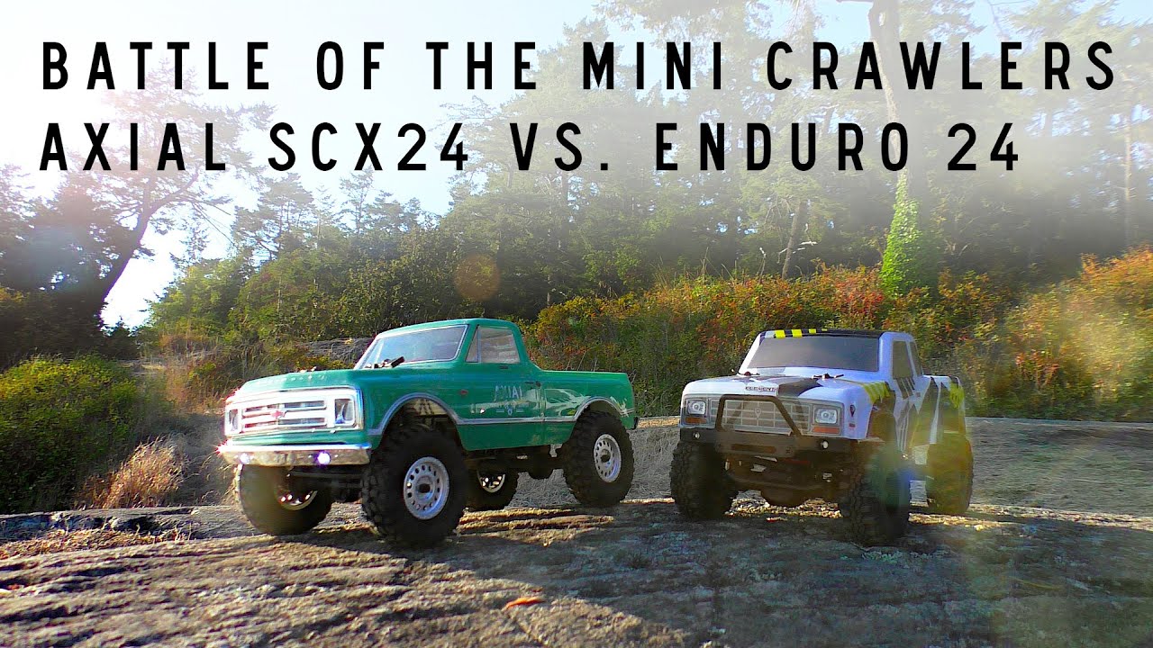 Battle of the Mini Crawlers: Axial SCX24 vs. Enduro 24