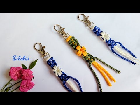 Macrame Keychain 1 -  Gantungan Kunci dari Tali Kur 1