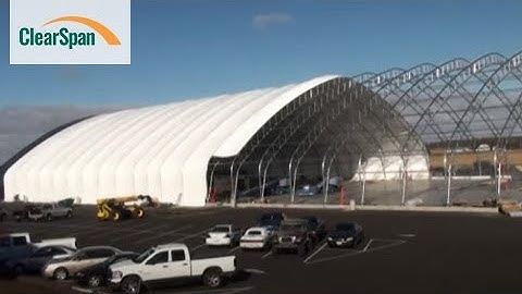 Time-Lapse Installation Video of Fabric Building by ClearSpan Fabric Structures
