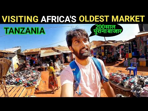 Indian Visiting Africa’s Oldest Market In Tanzania || THE INDO TREKKER ||