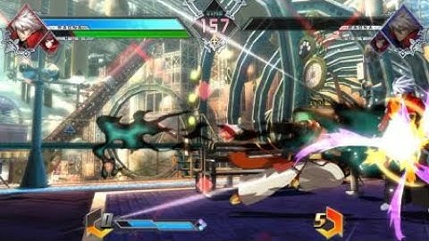 [BBTAG] Ruby - 14250 damage, 5 bars, 100% Cross Gauge, raw assist starter feat. Ragna