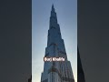 Tallest building in the world burj khalifa