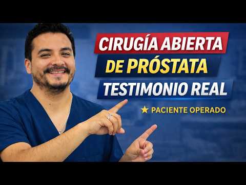 Mi experiencia con la cirugía abierta de próstata | Testimonio real