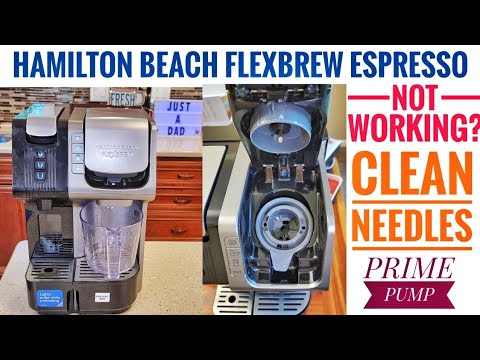 HOW TO FIX Hamilton Beach FlexBrew Universal 49930 Espresso K-Cup Coffee Maker Nespresso NOT WORKING