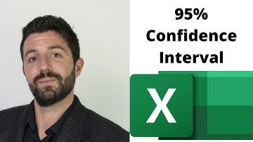 95% Confidence Interval Excel