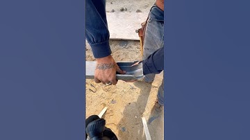 #diy CUSTOM DOWNSPOUT #construction #shorts #fypシ #sheetmetal #short