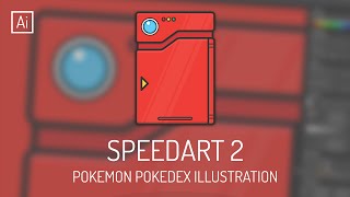 Speed Art #2 | Pokédex Pokémon (Adobe Illustrator CC) screenshot 4
