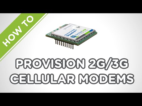 How to Provision 2G and 3G Cellular Modems