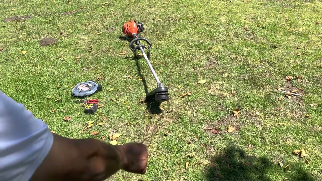 Como poner mas hilo a tu Wiro (Weedwhacker) ECHO srm225