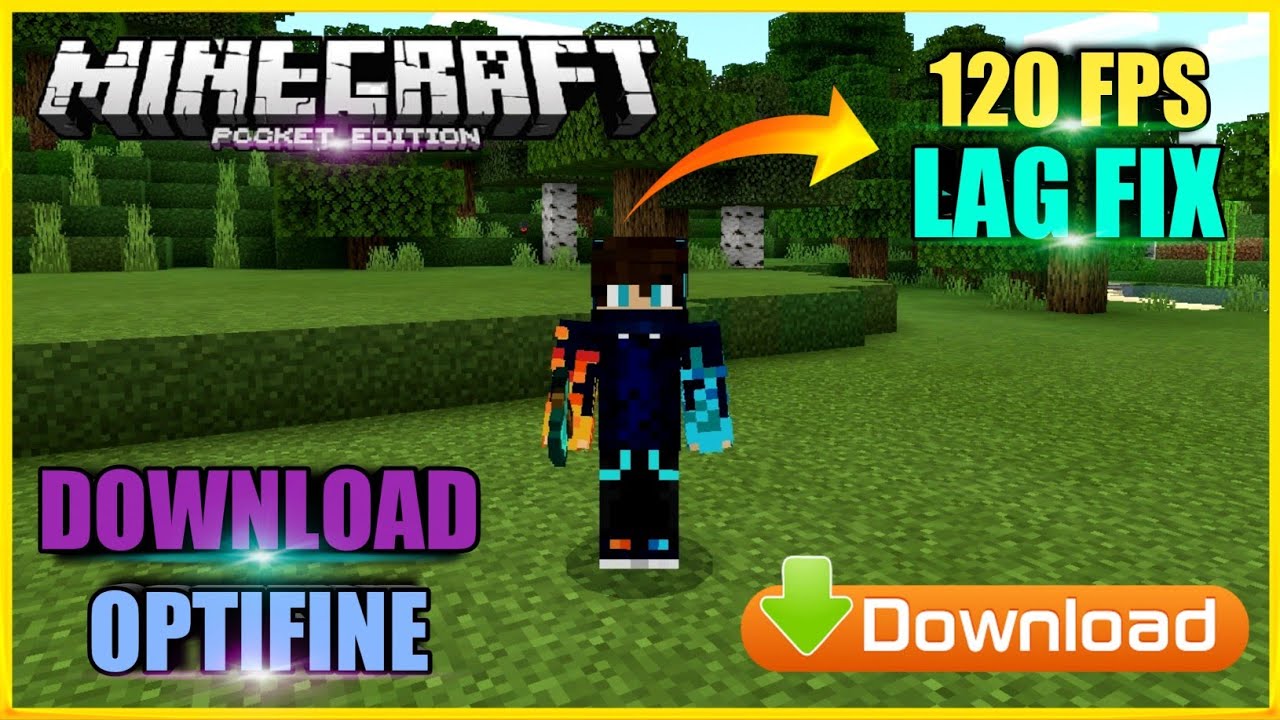 Optifine For Minecraft PE | How To Fix Lag In Minecraft | 2021 - YouTube