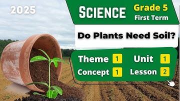 Do Plants Need Soil? | Grade 5 | Unit 1 - Concept 1 - Lesson 2 | Science