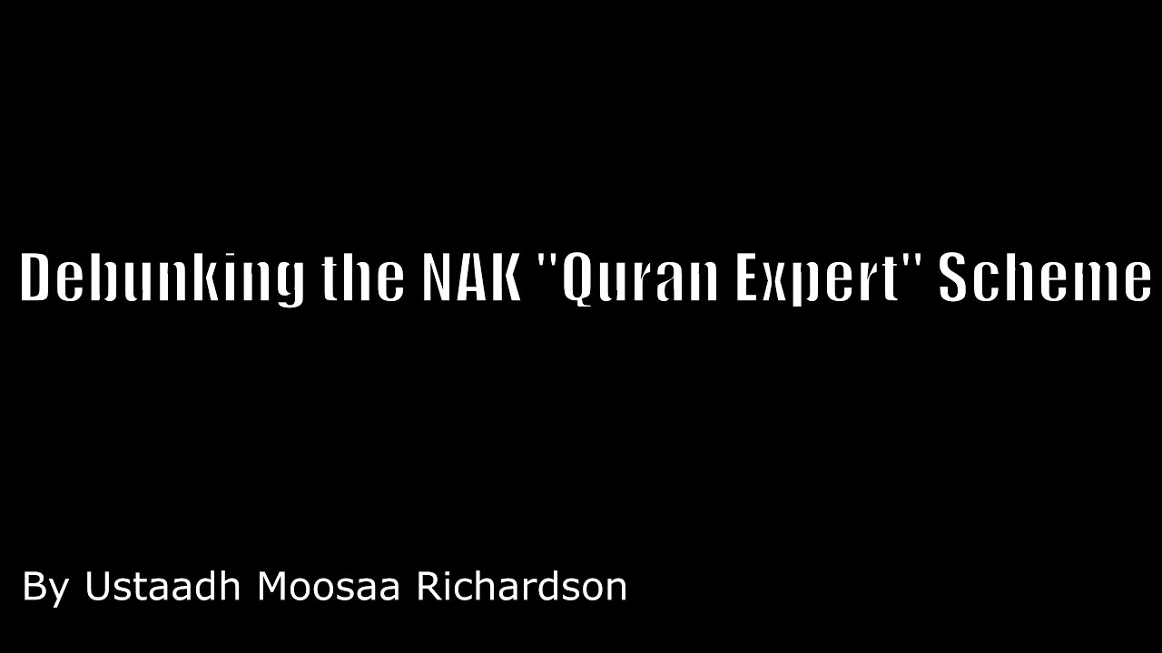 Debunking the NAK 