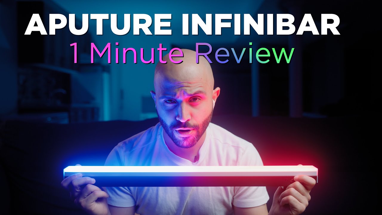 Aputure INFINIBAR PB6 - 1 MINUTE REVIEW - YouTube