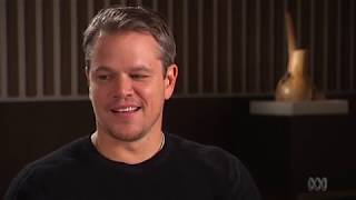 Matt Damon, on the importance of not being nervous | 7.30