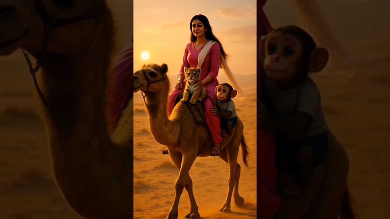 She Built a Home in the Rain… But Found a Baby Tiger in Danger 💔