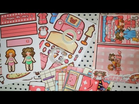 [🐥paper diy🐥] Happy life diary💄|Daily routine for paper dolls🏩종이인형의 일상 ...