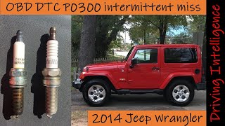 ‘06‘18 Jeep Wrangler P0300 OBD Code: Intermittent Miss, Misfire (DTC P0300): Spark Plug Replacement