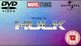 Opening To The Incredible Hulk 2008 Uk Dvd