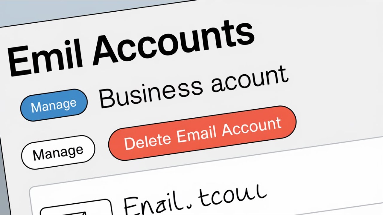 How To Delete Your Business Email Account From Hosting | Delete Unwanted Email Account From Cpanel
