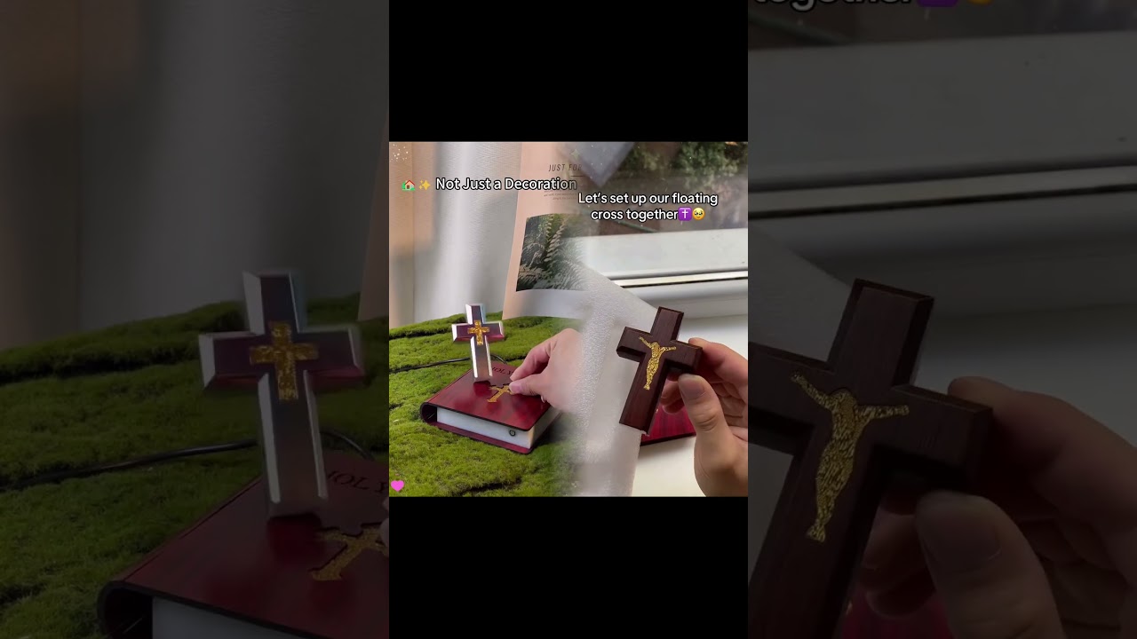 Faith that floats—your own mini chapel at home. 