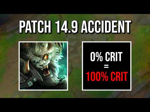 How Riot accidentally broke Rengar (HILARIOUS)