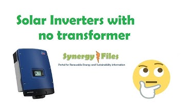 Transformerless Solar Inverters
