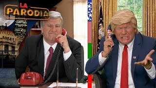 Obrador le muestra a Trump las desventajas del muro  | La Parodia