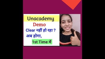 Tips to clear unacademy  demo first time.../unacademy educator/unacademy