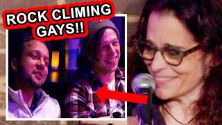 These hot gays met rock climbing? | Jessica Kirson Long Crowd Work Videos