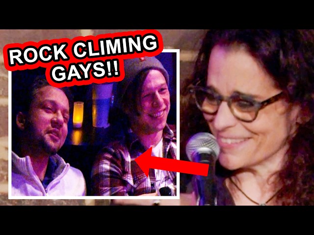 These hot gays met rock climbing? | Jessica Kirson Long Crowd Work Videos