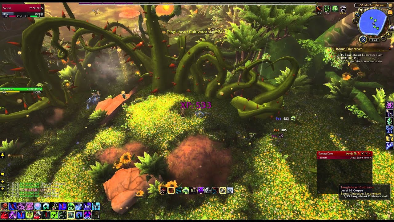 Bonus Objective Tangleheart WoW Quest