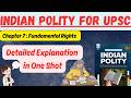 Chapter 7 : Fundamental Rights || Indian Polity for UPSC Chapter wise || UPSC, CDS, NDA