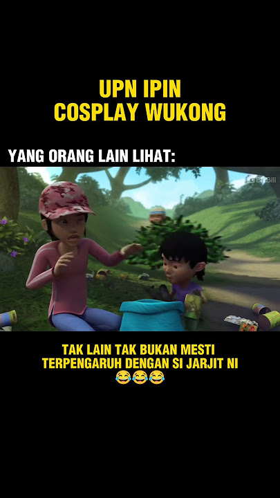 UPIN IPIN COSPLAY WUKONG🔥🔥🔥 #memes #fyp #funny #upinipin #jarjit #viralshorts
