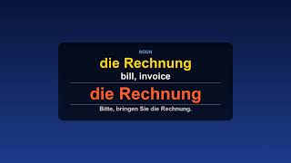 Finanzen &amp; Wirtschaft (A1) | German Vocabulary | Learn German | German