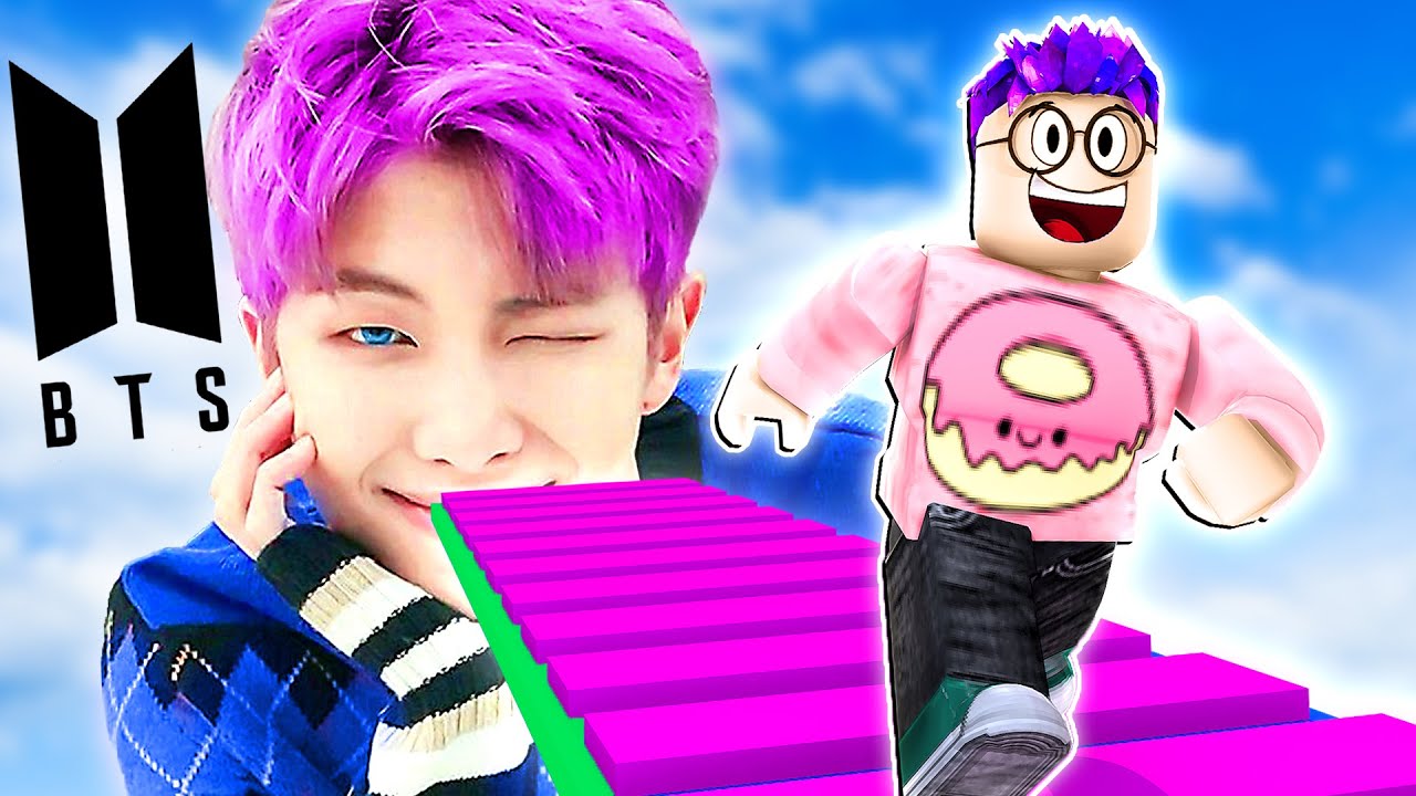 Can You Beat This Bts Roblox Game Bts Obby Youtube - lankybox roblox videos