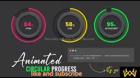 Animated Download Button with Progress Animation | Advanced Javascript Project #mcawali