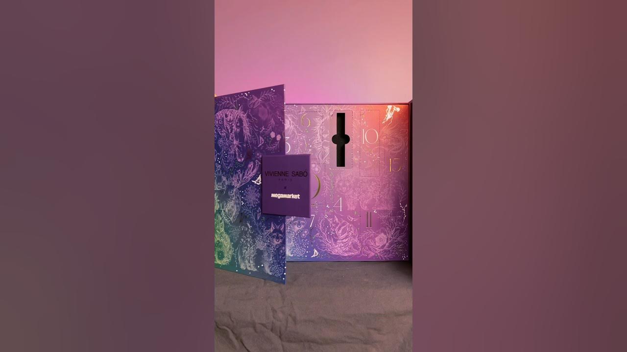 Unpacking advent calendar Vivienne Sabo Megamarket. Part 1 YouTube
