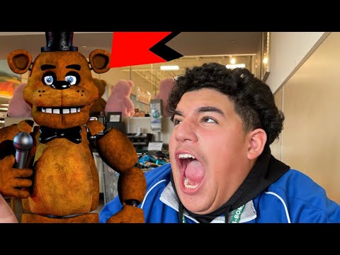 FIVE NIGHTS AT FREDDYS IN REAL LIFE GONE WRONG - YouTube