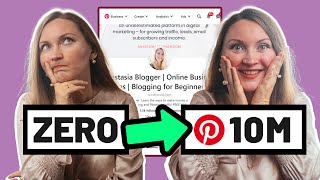 How to Grow on Pinterest from SCRATCH in 2024 📈 (I get 10 MILLION Views!)