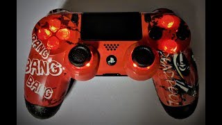 Deadpool PS4 LED Controller (Programmable LEDs)