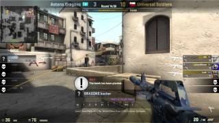 CS:GO Astana Dragons V US Dust2 SLTV StarSeries VIII